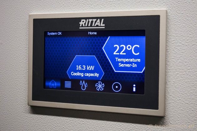 Wyświetlacz instalacja chłodząca