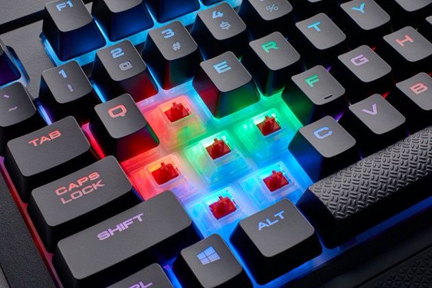Corsair K68 RGB podświetlenie