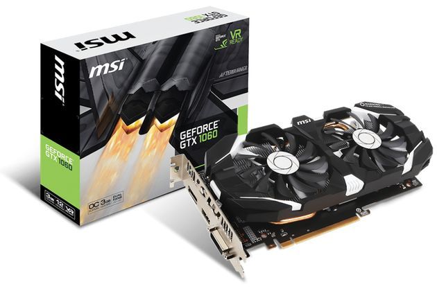 MSI GeForce GTX 1060 3GT OC karta graficzna
