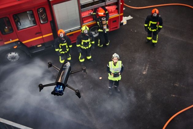 Parrot Bebop-Pro Thermal straż