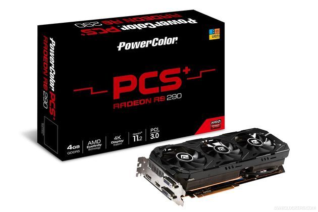 PowerColor PCS+ R9 290 karta graficzna zdjęcie