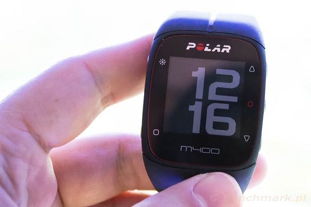 Polar M400 dłoń