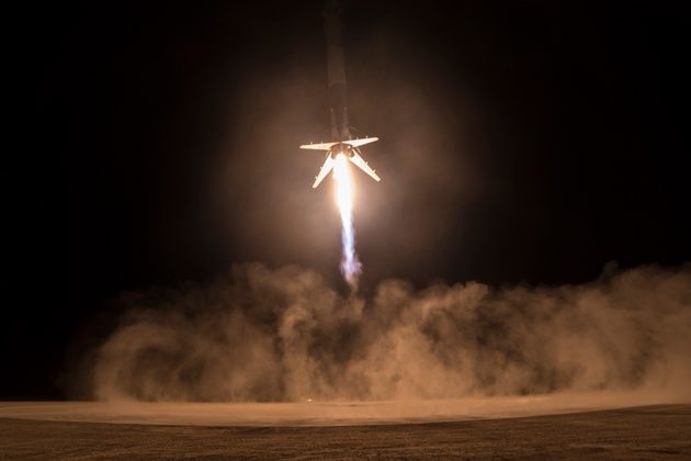 SpaceX lądowanie CRS9