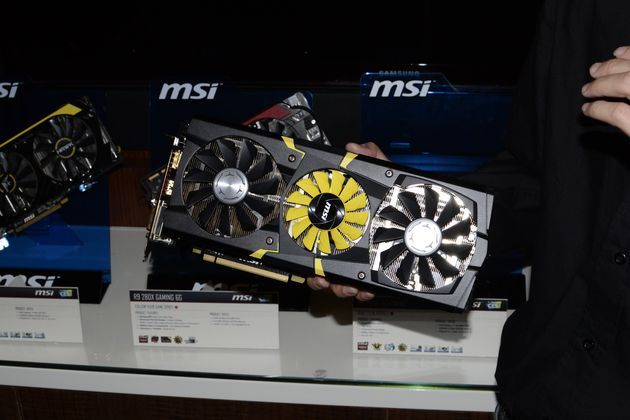 MSI Radeon R9 290X Lightning karta graficzna zdjęcie CES 2014