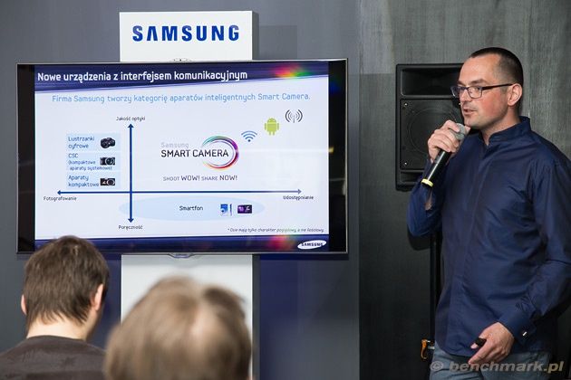 Grzegorz Rafalak konferencja Samsung NX