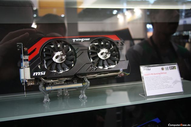 MSI GeForce GTX 660 Ti PE Gaming Edition karta graficzna zdjęcie prezentacja CeBIT 2013