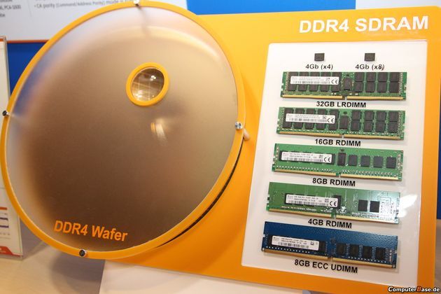 IDF 2013 prezentacja pamięci Hynix DDR4 zdjęcie