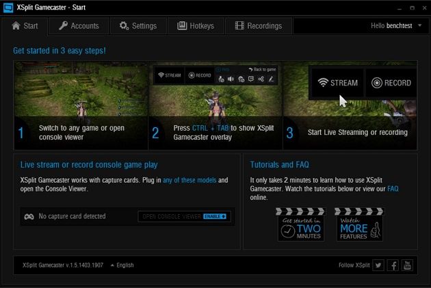 Xsplit Gamecaster