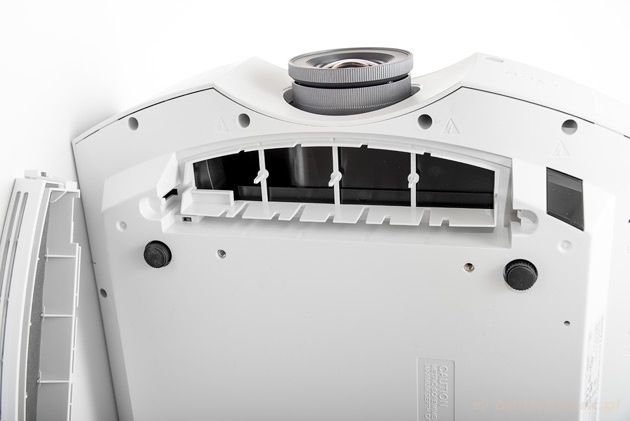 Sony VPL-HW40ES widok dół filtr powietrza