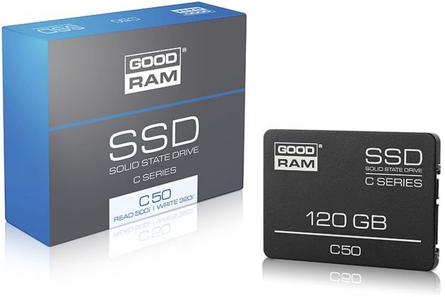 GOODRAM C50 dysk SSD 120 GB zdjęcie opakowanie