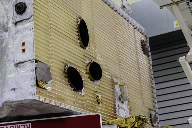 BepiColombo radiator z bliska