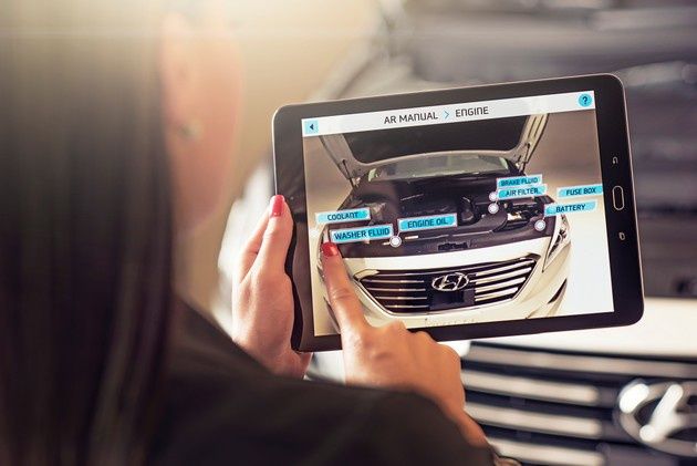 Hyundai Virtual Guide maska