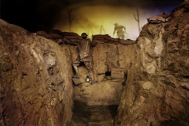 Spotkanie z Wargaming w muzeum w Bovington - trench experience