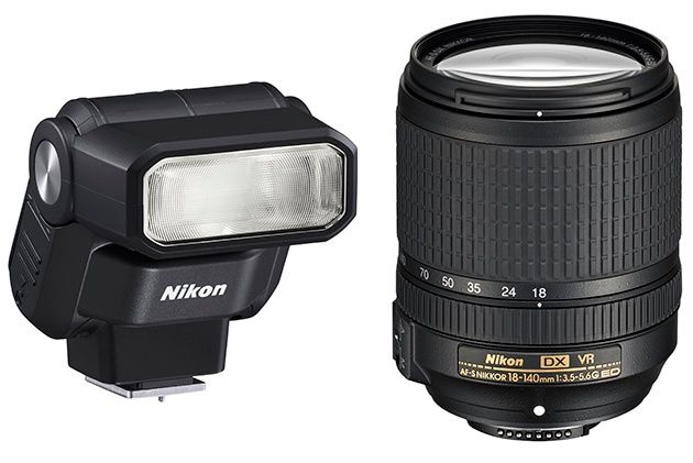 Nikon SB300 Nikkor 18-140 mm