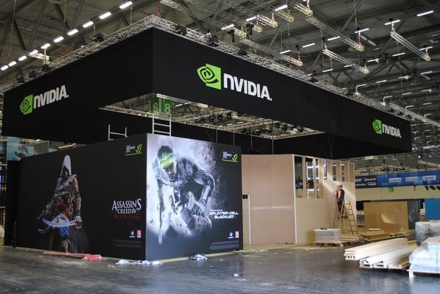 Nvidia Gamescom 2013 targi stoisko zdjęcie