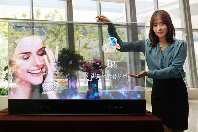 Samsung OLED przezroczysty