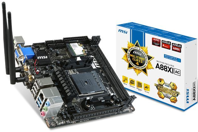 MSI A88XI AC płyta główna zdjęcie opakowanie