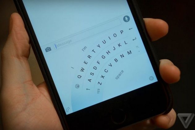 Word Flow iOS tryb jednej ręki