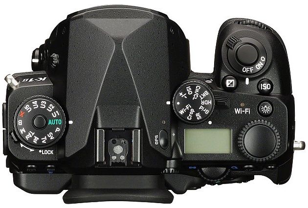 Pentax K-1 Mark II górny panel