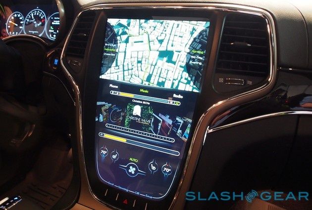 Nvidia Tegra K1 kokpit ekran