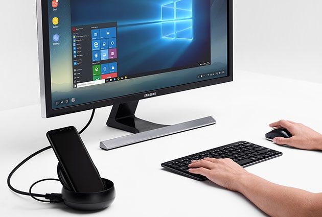 stacja Samsung DeX - wirtualny Windows na Androidzie