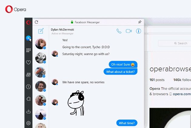 Opera Reborn Messenger