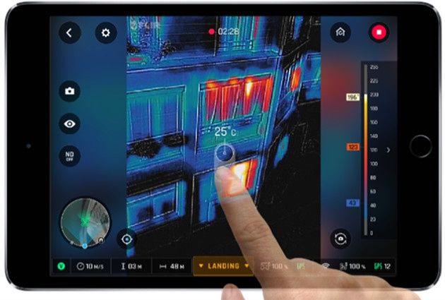 Parrot Bebop-Pro Thermal app