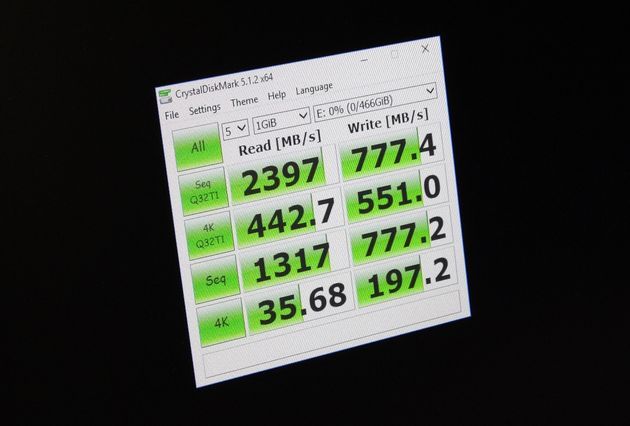 Crucial Ballistix TX3 dysk SSD - wydajność
