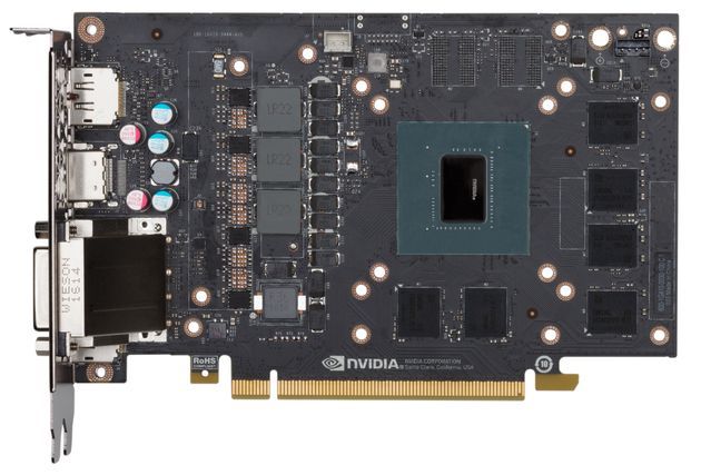 Nvidia GeForce GTX 1060 - płytka drukowana