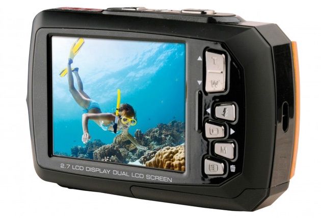 EasyPix W1400 Active widok tył LCD