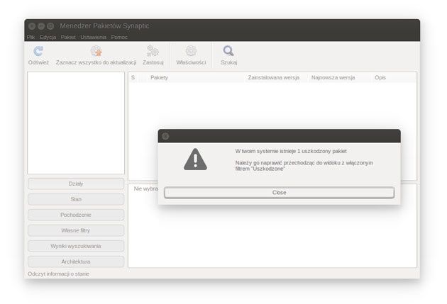 Synaptic Linux Ubuntu 16