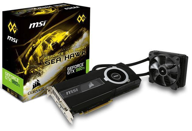 MSI GeForce GTX 980 Ti Sea Hawk karta graficzna