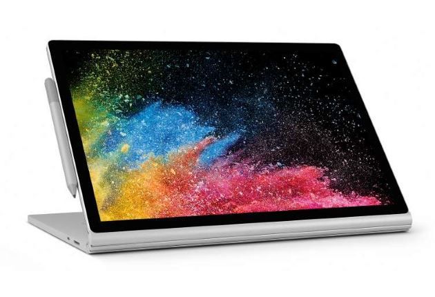 Microsoft Surface Book 2 tryb wyświetlania