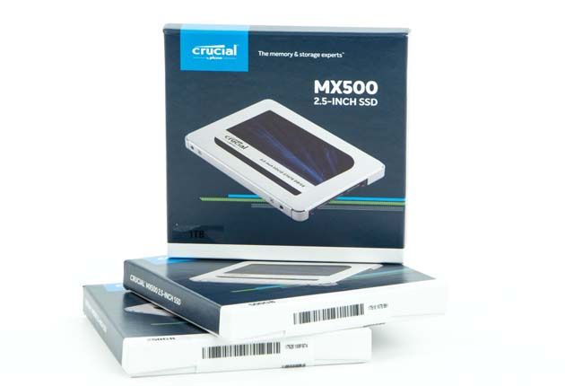 Crucial MX500 250 GB, 500 GB i 1 TB