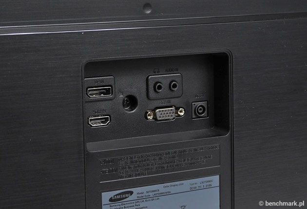 Samsung S27D590CS złącza