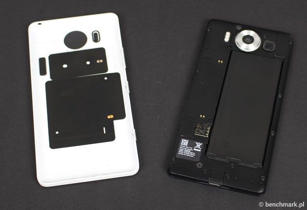 Microsoft Lumia 950 smartfon wnętrze