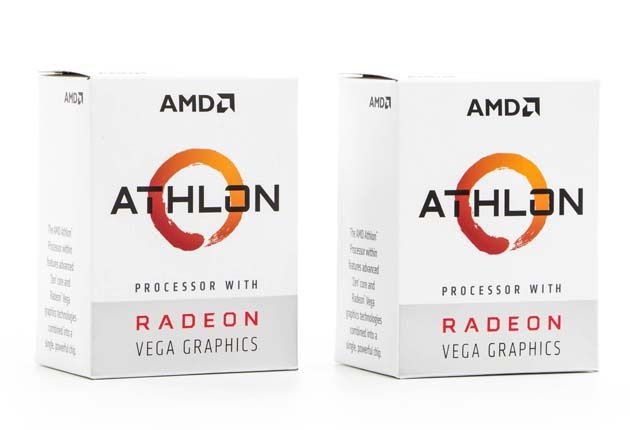 Dwa procesory AMD Athlon