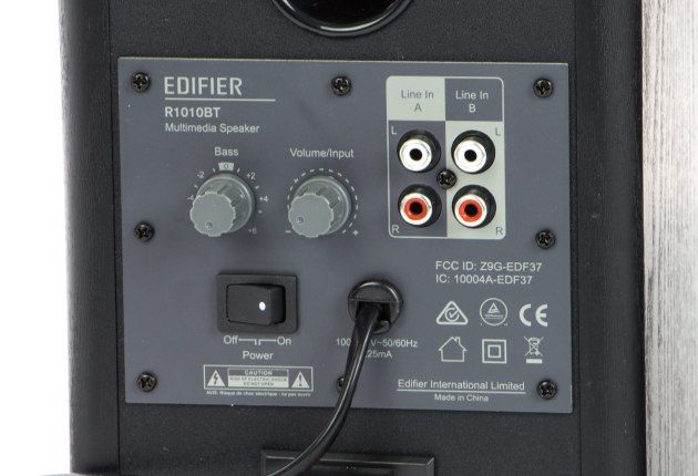 edifier r1010bt złącza