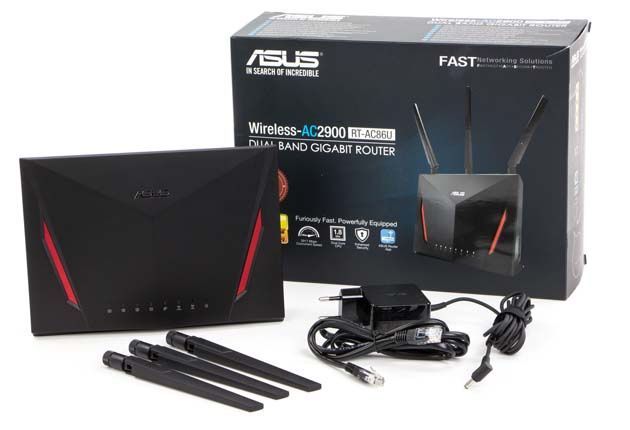 Asus RT-AC86U zestaw