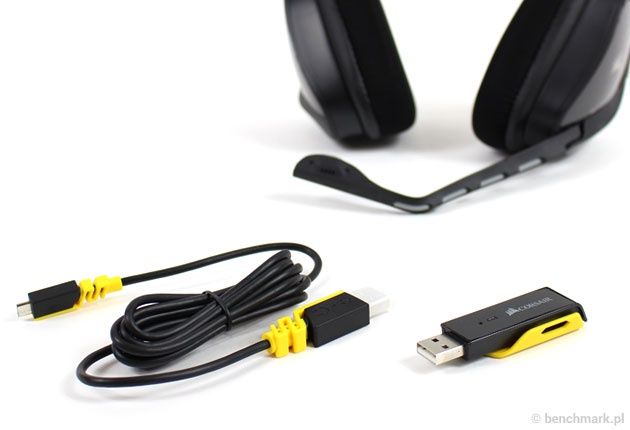 Corsair Void RGB Wireless - dodatkowa zawartość zestawu