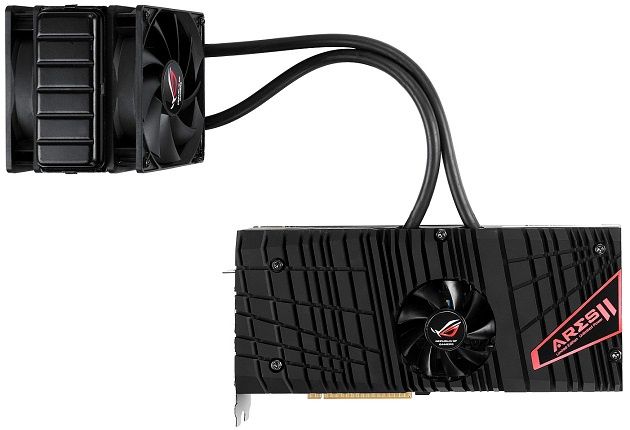 ASUS ARES II karta graficzna zdjęcie chłodzenie
