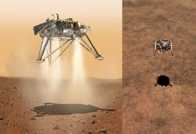 InSight lądowanie