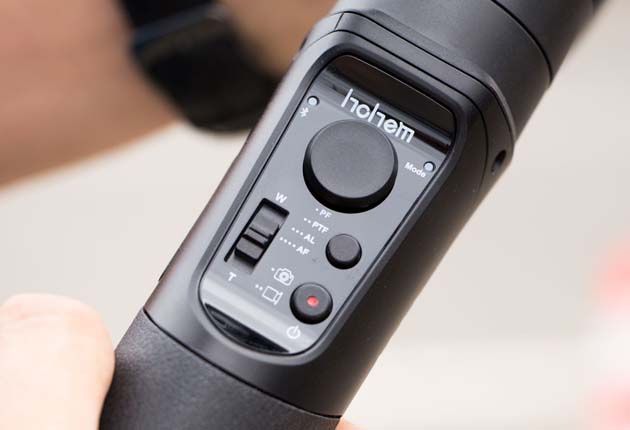 Hohem iSteady Mobile - panel sterowania