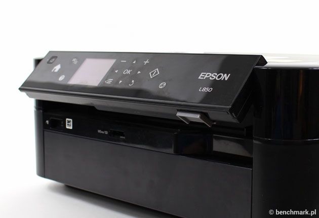 Epson L850 panel sterowania