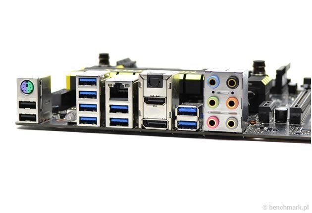 MSI Z97 MPower MAX AC tylny panel
