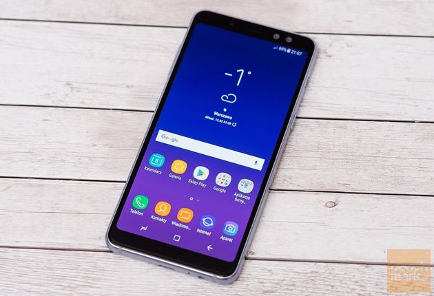 Samsung Galaxy A8 (2018) ekran startowy
