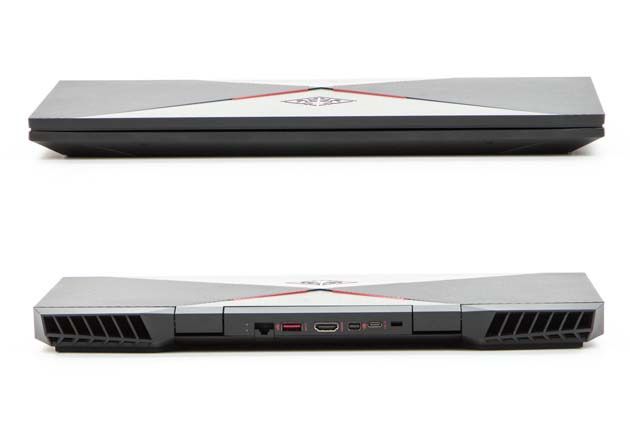 HP Omen 15 przód i tył