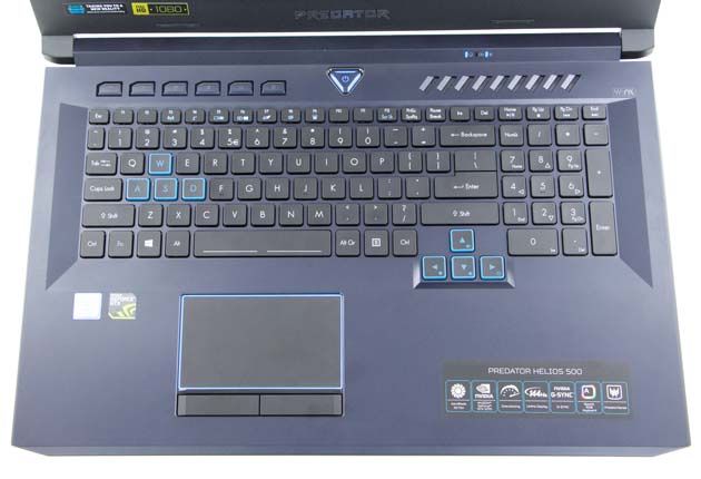 Acer Helios 500 klawiatura