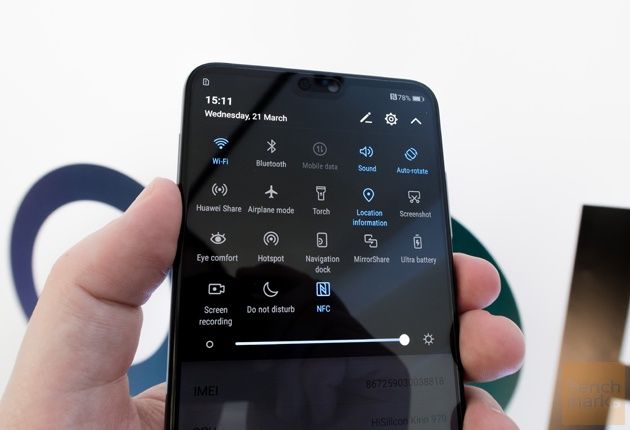Huawei P20 Pro menu