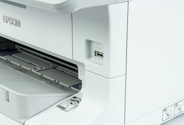 Epson WorkForce Pro WF-8510 port USB przód